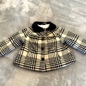 Janie And Jack wool pea coat 6-12mos